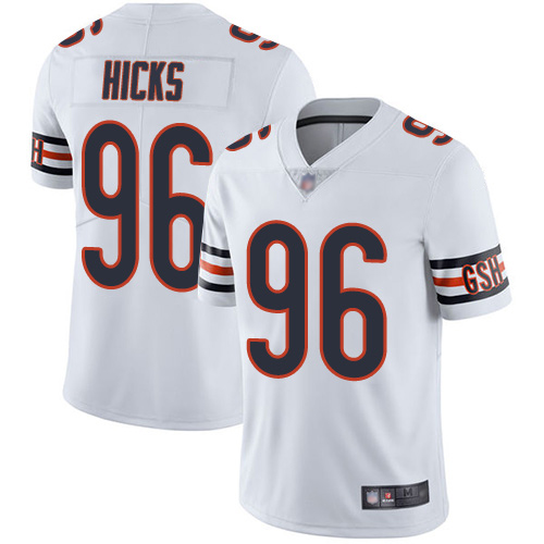 Chicago Bears Limited White Men Akiem Hicks Road Jersey NFL Football #96 Vapor Untouchable